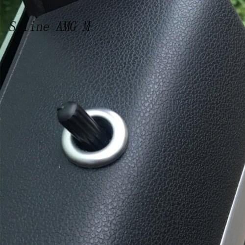Car styling Door Lift pin decoration covers Stickers Interior Bolt circle trim For Mercedes Benz R Class W251 R300 320 350 400
