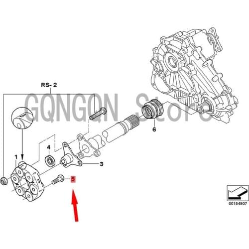 CAR screw Hex bolt bm wE53 X5 3.0D M57 E53 X5 4.4I M62 E70 X5 3.0D Lower swing arm screw Lower swing arm adjusting bolt
