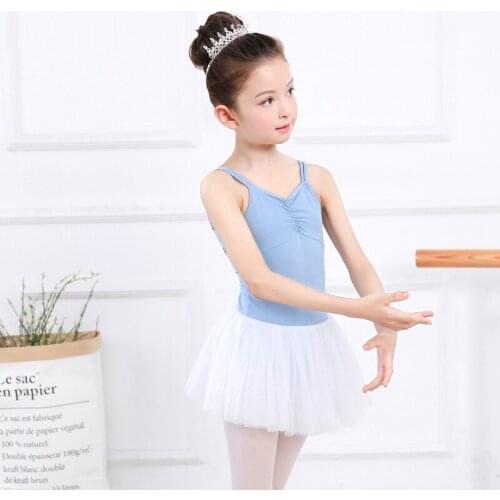Free shipping Childrens dancers childrens ballet dancers sling gym uniform girls camisole ballet dance leotard dress JQ-276