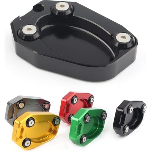 Motorcycle Side Stand Pad Kickstand Enlarger Pad Plate for Kawasaki Z1000 Z1000SX Z10R ER6N ER6F ZX6R
