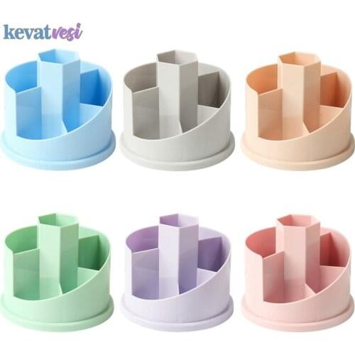 Home Office Pen Pencil Holder Multi-function Rotating Pen Holder Office Organizer Creative Pen Pencil Organizer Accessories