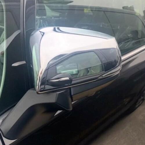 For Toyota Alphard 2016-2018 2019 ABS Chrome Door Side Wing Rear View Mirror Cover Rearview Mirror Protectors Car Accessories