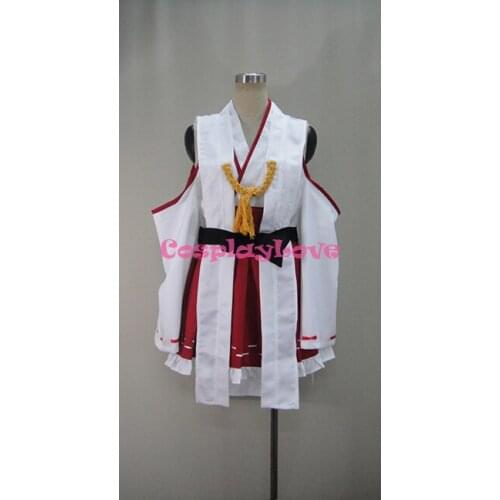 Custome Made Kantai Collection KanColle Haruna Cosplay Costume