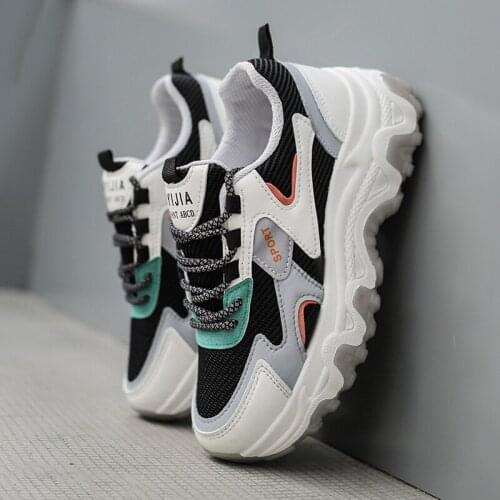 Womens shoes casual running sports sneakers mesh breathable comfortable fashion non-slip outdoor non-slip vulcanized shoes