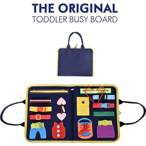 Montessori Toys Baby Sensory Material Busy Board Montessori Toy Development Learning And Educational Toys For Children Toddler