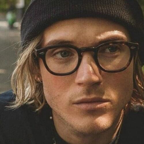 Oulylan Glasses Frame Men Johnny Depp Style Designer Glasses Women Optical Spectacle Frames Vintage Clear Lens Eyeglasses Male