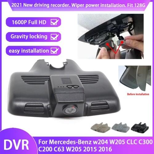 Plug and play Car DVR Wifi Video Recorder Dash Cam Camera For Mercedes-Benz w204 W205 CLC C300 C200 C63 W205 2015 2016 HD 1600P