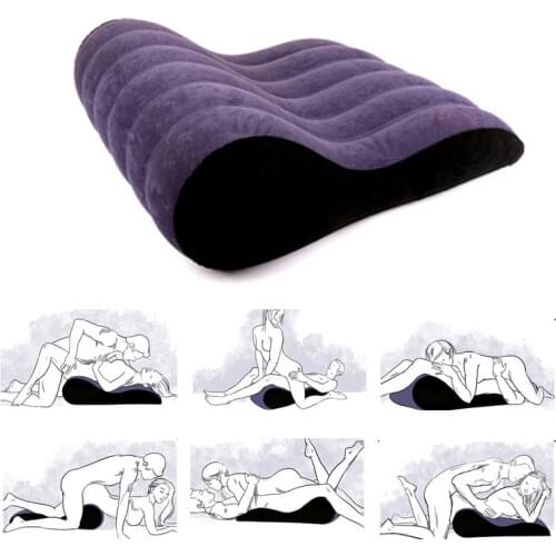 Popular Inflatable Luxury Pillow Chair Sex Bed Helpful Sofa Pad Ramp Furniture Pillow Sexy Tool New Style 2021 sex furniture