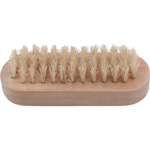 Nail Brush Natural Boar Bristle Beard Brush For Men Bamboo Face Massage That Works Wonders To Comb Beards And Mustache Tools