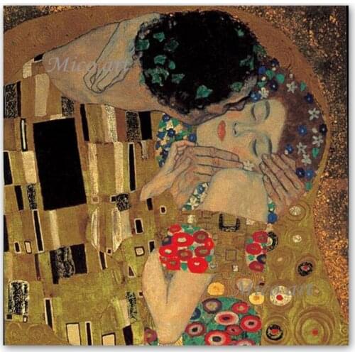 Modern Home Decor Hand-painted Famous Oil Painting Reproduction Klimt Art Wall Decorative Items Canvas Artwork Pieces Unframed