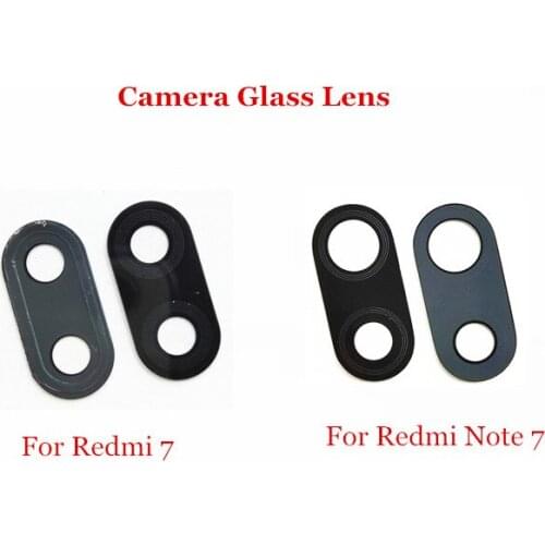 100pcs/Lot Rear Back Camera Glass Lens for Xiaomi Redmi 7 Redmi Note 7