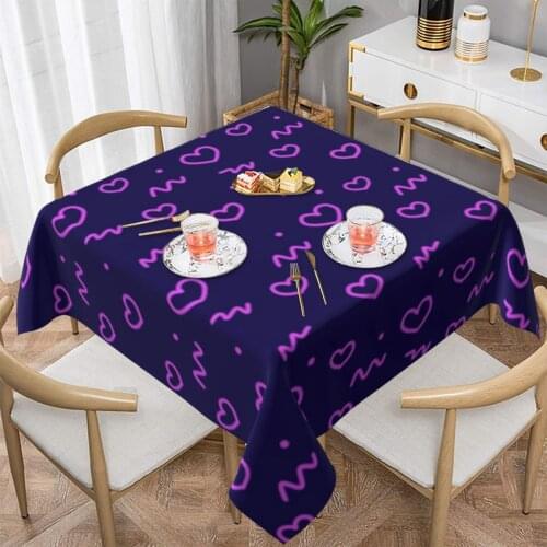 Harajuku Tablecloth Print Protection Table Cover Polyester Birthday Party Cheap Elegant Table Cloth