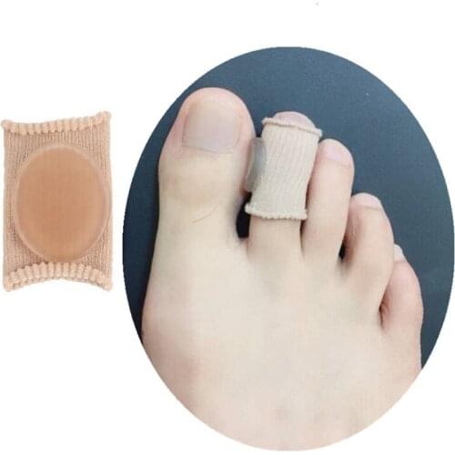 1 Pair New Arrival Fabric Gel Tube Bunion Toes Separator Blister Cover Corn Calluse Pain Relief Guard Bunion Toe Protector