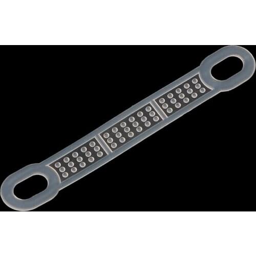 20Pcs Silicone Clothes Hangers Anti Slip Strip Clothes Rack Pad Windproof