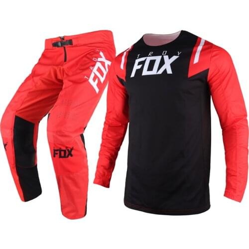 2020 Black/Red 360 Mx ATV MTB Dirt Bike Racing Jersey Pants Combo Motorcycle Mountain Bicycle Offroad Mens Suit Motorbike Kits