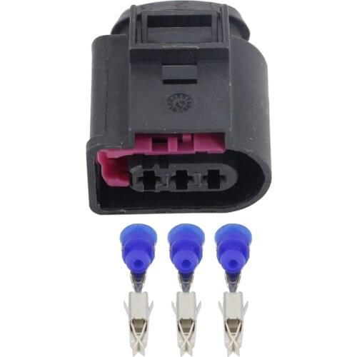 3 Pin black 4D0971993 car plug wire harness connector terminal connector DJ7037B-3.5-21