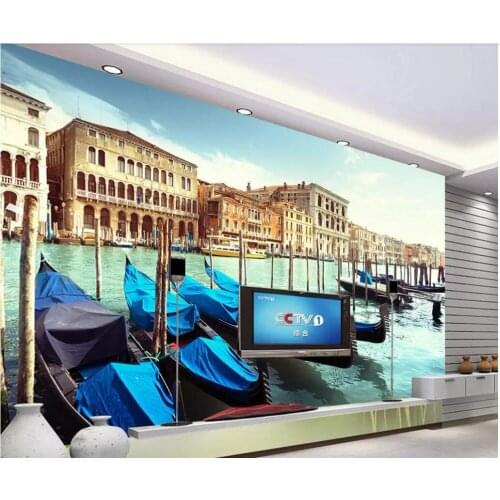 Custom photo 3d wallpaper Venice Floating City HD Photography living room home decor 3d wall murals wallpaper for walls 3 d