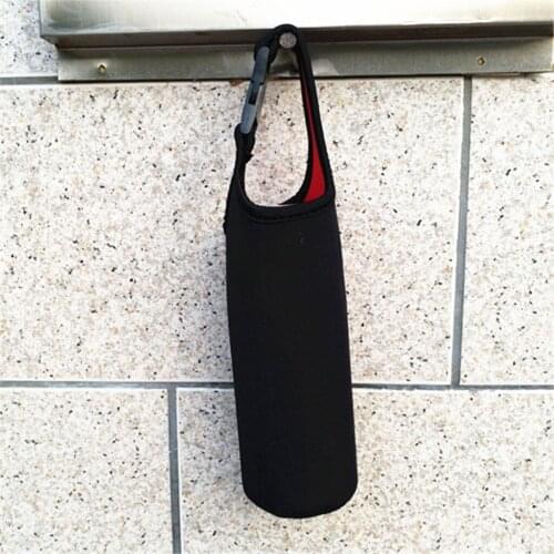 500ml 18 Oz Water Bottle Drink Cup Kettle Beverage Holder Sleeve 3mm Neoprene Insulated Cooler Cover Carrier Wrap & Carry Strap