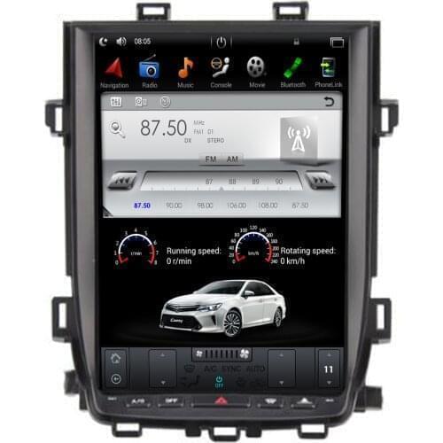 Android 9 Car GPS Navigation For Toyota Alphard 2007-13 headunit multimedia autoradio tape recorder no DVD player 2K Tesla style