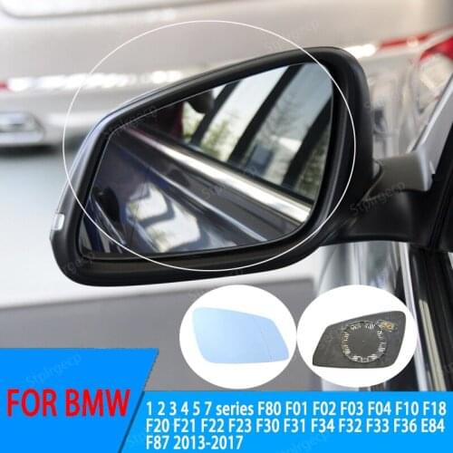 Side Rearview Heated Mirror Glass For BMW 1 2 3 4 5 7 series F20 F21 F22 F87 F32 F33 F36 F30 F31 F34 F23 F45 F46 i3 F48 2013-17