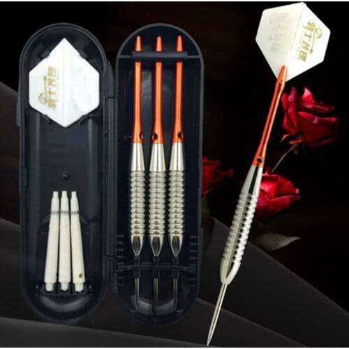 FOHOZ High Quality 3pcs/set Professional 24 grams Steel Tip Darts Iron Darts With Aluminum alloy Shaft Needle Darts