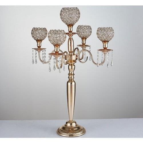 DUNFA Decorative Crystal Candlesticks
