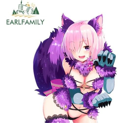 EARLFAMILY 13cm x 9.8cm for Fate Series Sexy Girl Personality Car Stickers Waterproof Scratch-proof Car Door Suitcase RV Decal