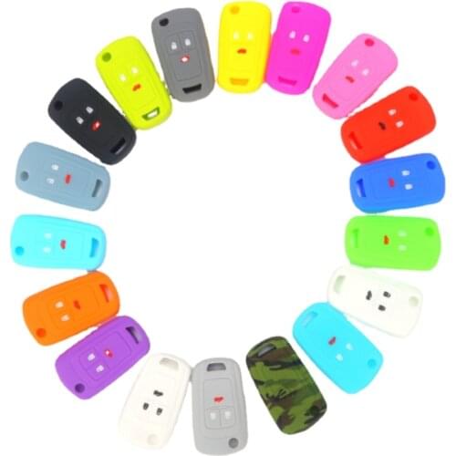 Silicone Car Key Case Cover for Chevrolet Cruze Key Cover for Opel Vauxhall Corsa Astra Vectra Zafira Omega Flip Key