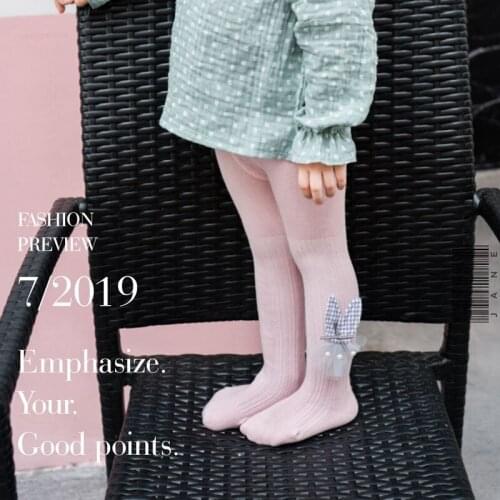 Girls Pantyhose Baby Tights Knitted Cotton Baby Stocking Panty Girl kid Toddler Cartoon Rabbit Tights Pants Childrens Clothing