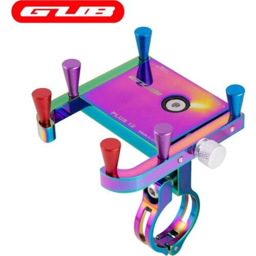 NEW GUB PLUS 12 Rainbow Bike Phone Mount Bicycle Handlebar Cell Phone Holder Universal MTB Road Bike Smartphone Mount