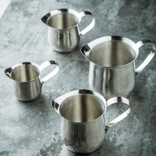 Stainless Steel Pull Flower Cup Frothing Coffee Pitcher Milk Pot Espresso Cups Latte Art Milk Frother Frothing Jug