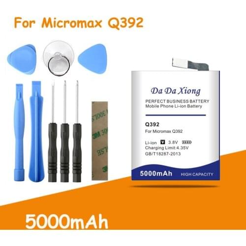 Lightning Delivery 5000mAh Micromax Q392 Battery for micromax Q392 mobile phone battery