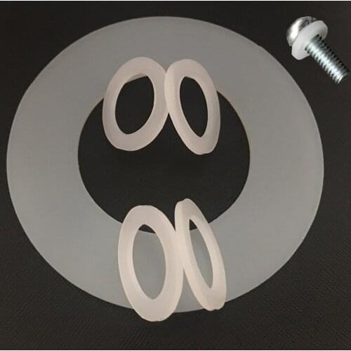 M30 30*56*4 30x56x4 M36 36*66*5 36x66x5 White Silicon Rubber Cushion Absorber Waterproof Screw Washer O Ring Flat Seal Gasket