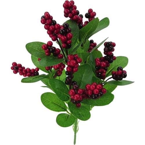 Simulation Flower Pot Home Decoration Foam Berry Fruit Tree