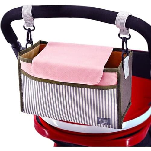 Fashion Multifunctional Mummy Bag Baby Diaper Nappy Pram Stroller Hanging Bag