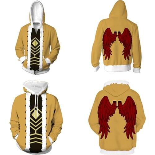 Anime My Hero Academia 3D Printed Hoodies Men Casual Hooded Sweatshirts Coat Cosplay Costume