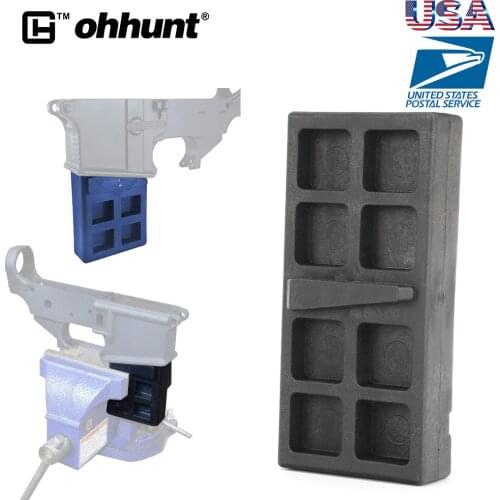 Ohhunt Lower Receiver Vise Block 5.56/.223 AR15 M4 M16 Rifle Tool Kit Stock