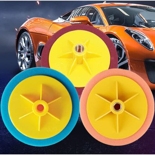 Polishing plate 6 Inch Auto Car Polishing Buffing Polishing Pad Sponge Wheel Waxing Orange 14mm Polishing machine sponge ball