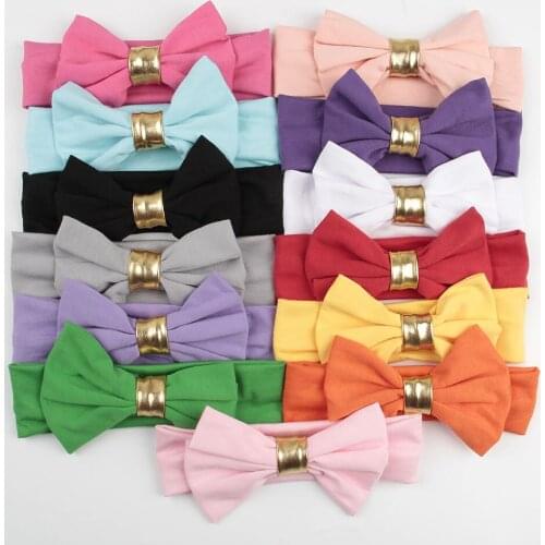 Nishine Bow Knot Girls Headband Kids DIY Headwrap Photo Props Hair Accessories Bandeau Bebe