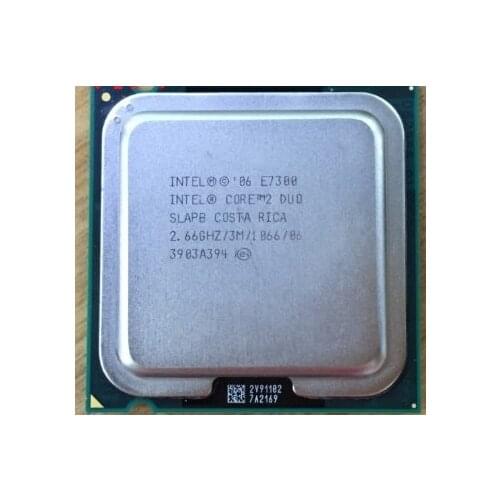 Intel Core 2 Duo E7300 e7300 2.66GHz 3MB 1066MHz Socket LGA 775 CPU Processore Tested
