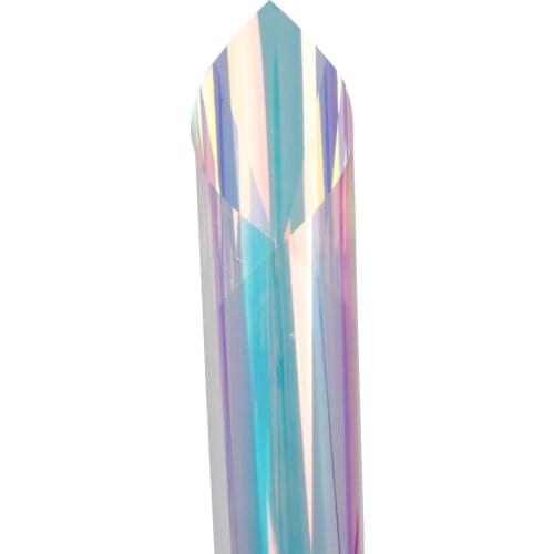 HOHOFILM Festival DIY Rainbow Dichroic Colorful Window Film Gift Decor Film Glass Decoration Christmas 90CMx1300CM wholesale