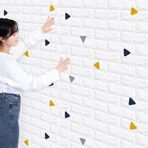 Wallpaper Self-adhesive 3D Three-dimensional Wall Stickers Bedroom Warm Childrens Room Cartoon Soft Pack Baby Wallpaper