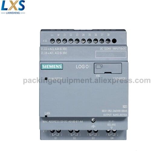 Siemens PLC LOGO!8 12/24 RCEO 6ED1052-2MD08-0BA1 Logic Module for Industrial and Manufacturing Processes