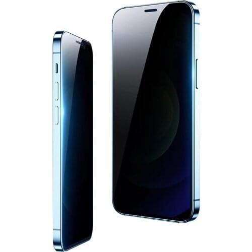 Privacy Screen Protector For iPhone 12 pro max Tempered Glass Anti-peep/Glare Protective full Cover Film Anti-Spy 100pcs/lot