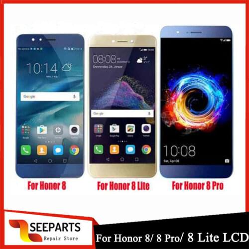 For Huawei Honor 8 Pro LCD Display Honor 8 Touch Screen Digitizer For Huawei Honor 8 Lite LCD DUK L09 PRA TL10 LA1 LX1 LX3