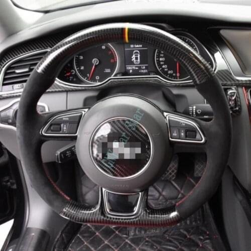 100% Real Carbon Fiber Car Steering Wheel For Audi A3 A4 A5