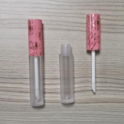 100pcs Lip Gloss Tubes with Wand, 3ml Empty Plastic Lipstick Tube Container Reusable Dispenser Bottles