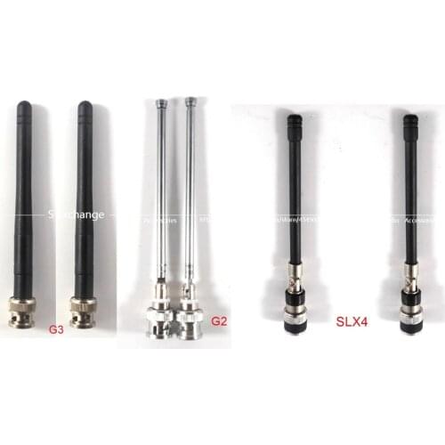 2 PCS BNC UHF Microphone Antenna For Shure SLX PG UC Series and Sennheisers G3 Series G2 Series Wireless Mic