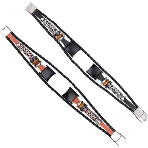 Wristband Retro Style Replacement Wristband Forsmart Watch High Quality Beautiful Woven Lines Metal Buckle