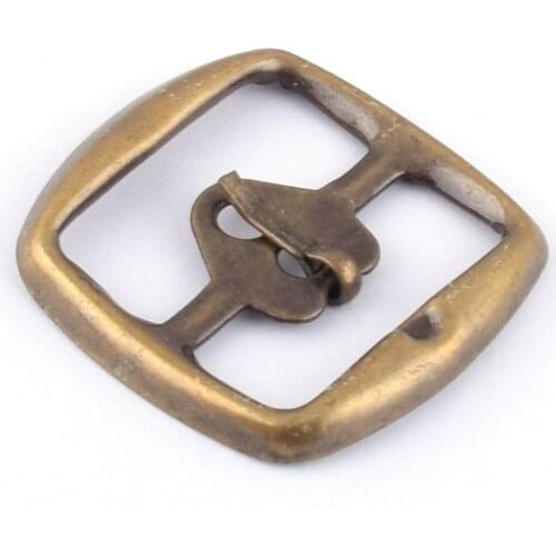 Bronze pin buckle Center Bar Buckle 4pcs 25mm Slide Buckle suspender adjustable slide buckle slide adjusters Movable Center Bar